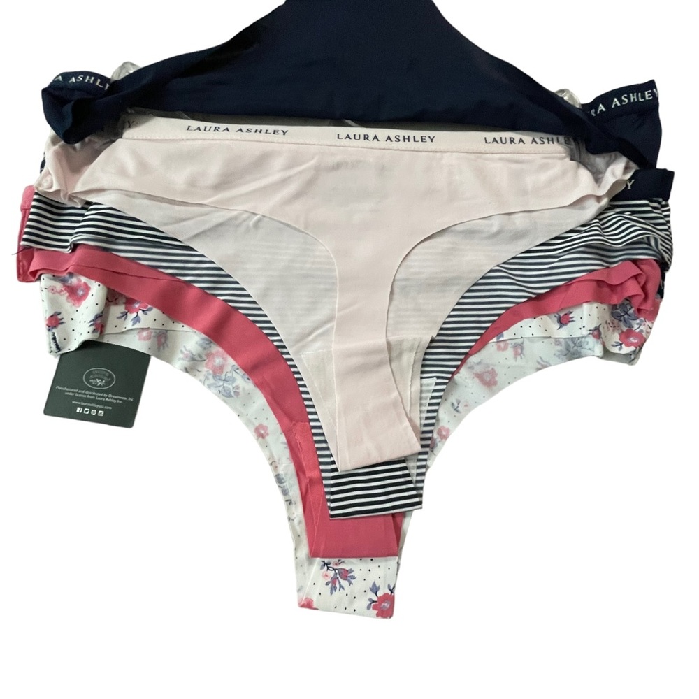 Laura Ashley 5 pack No-show panties Size Large - Picture 3 of 15
